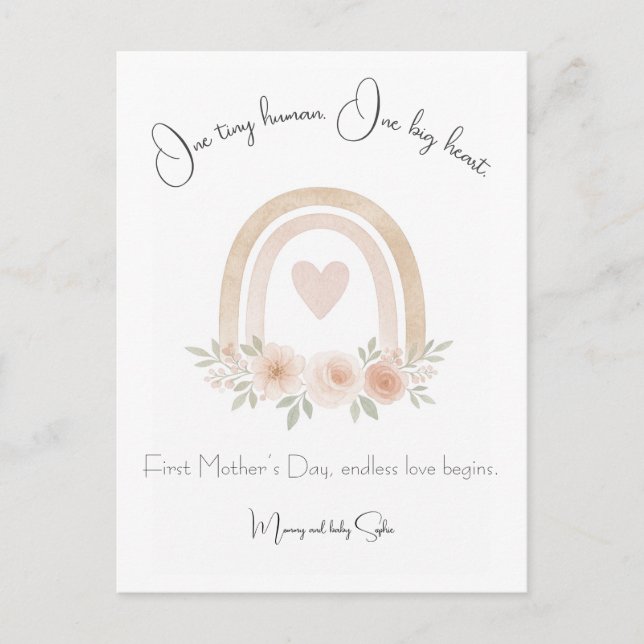 Postales del Día del Arcoiris Pastel (Anverso)