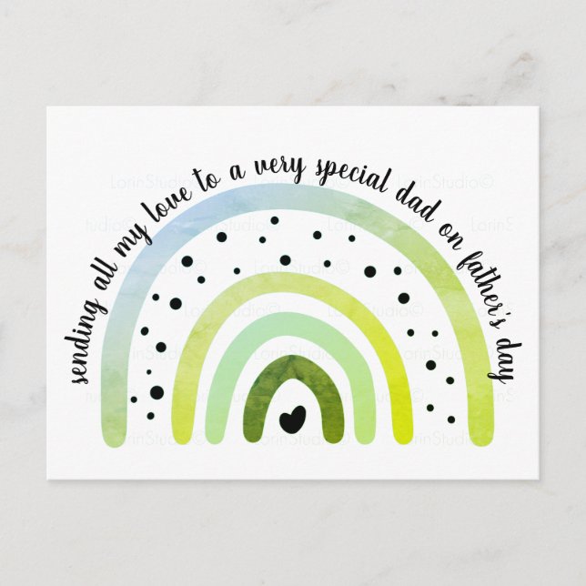 Postales del Día del Padre - Papá Especial (Anverso)