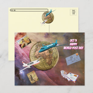 Postales del Día Mundial del Post (9 oct.)