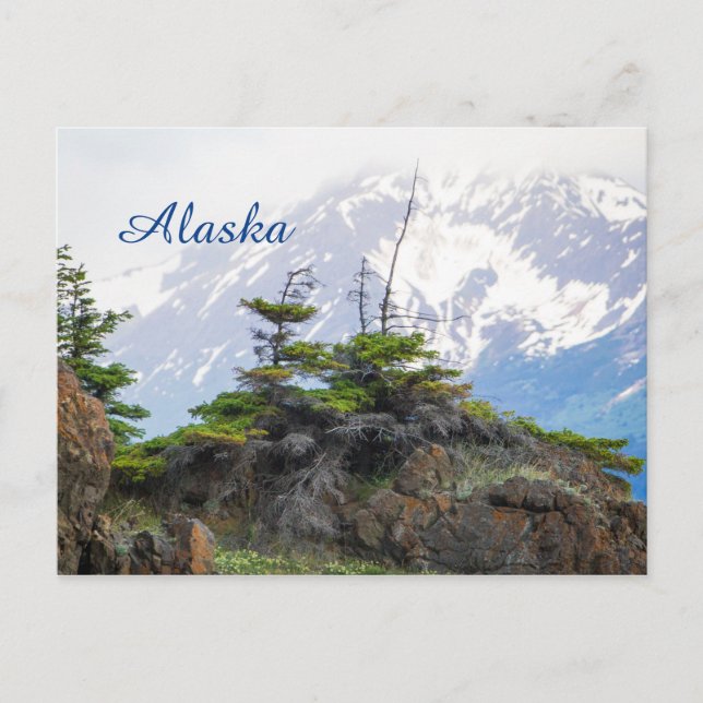 Postales del estado de Alaska - Bluffs and Mountai (Anverso)