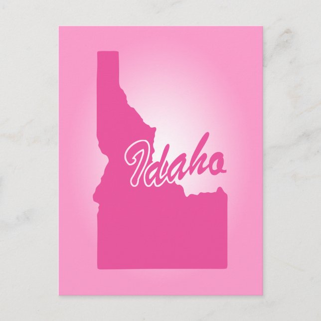 Postales del estado rosado de Idaho (Anverso)