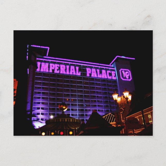 Postales del Imperial Palace Las Vegas 2002 (Anverso)