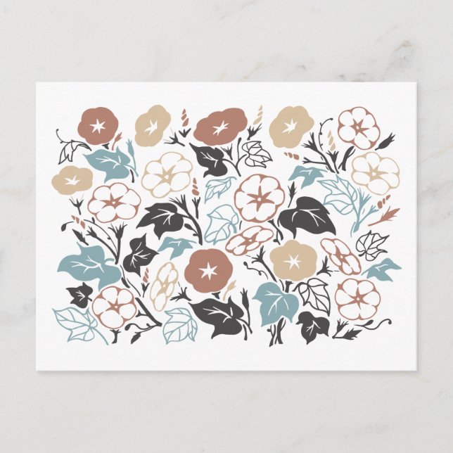 Postales del jardín de gloria de verano (Anverso)