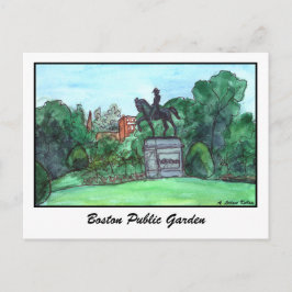 Postales del jardín público de Boston