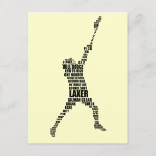 Postales del jugador de Lacrosse