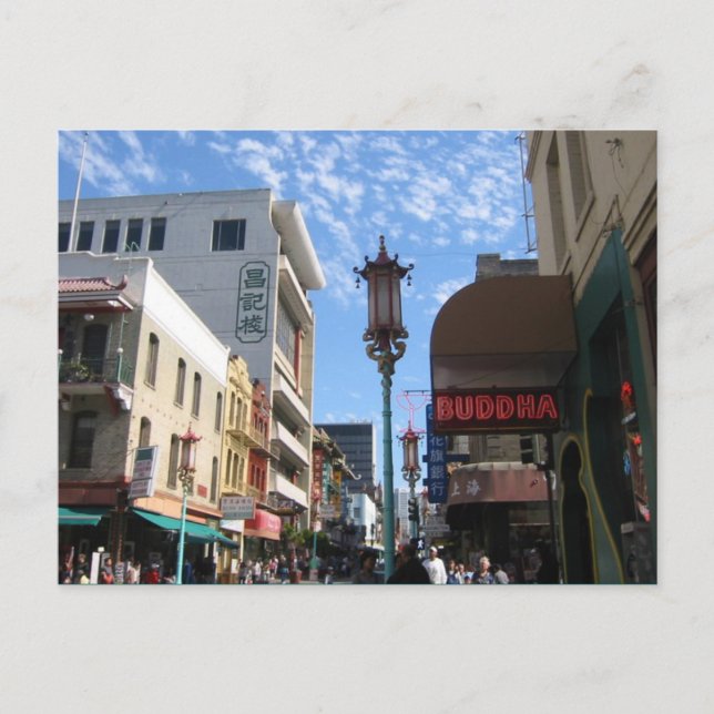 Postales del Neon Buddha Chinatown San Francisco (Anverso)