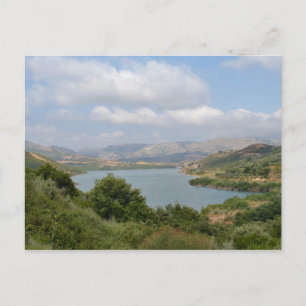 Postales del paisaje cretense de la presa de Potam