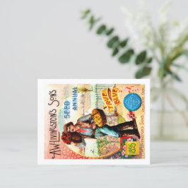 Postales del paquete de semillas.