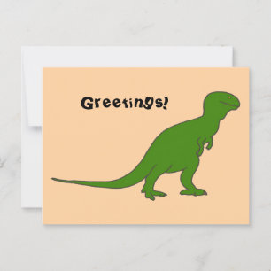 Postales del Personalizado de Dinosaurios del Tira