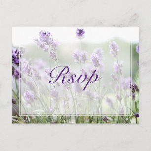 Postales del personalizado Lavender Bohemian Weddi