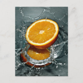 postales del personalizado naranja Splash