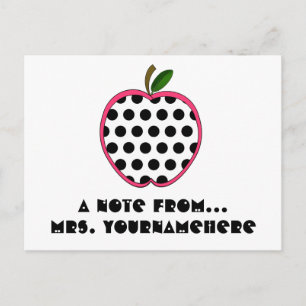 Postales del profesor - Polka Dot Apple
