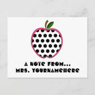 Postales del profesor - Polka Dot Apple