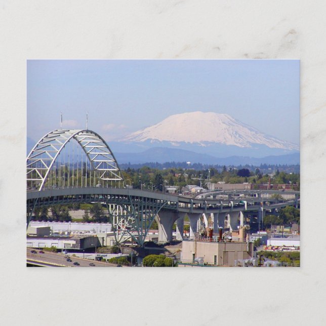 Postales del puente Mt St Helens y Fremont (Anverso)