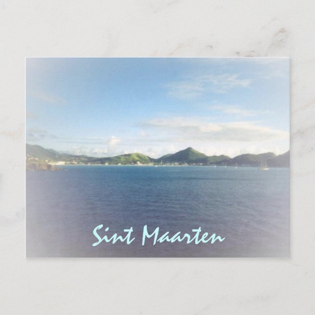 Postales del puerto de Philipsburg (Anverso)