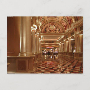 Postales del vestíbulo veneciano de Las Vegas