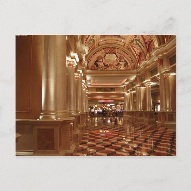 Postales del vestíbulo veneciano de Las Vegas (Anverso)