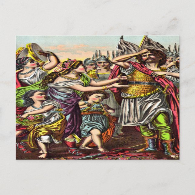 Postales del voto violento de Jephthah (Anverso)