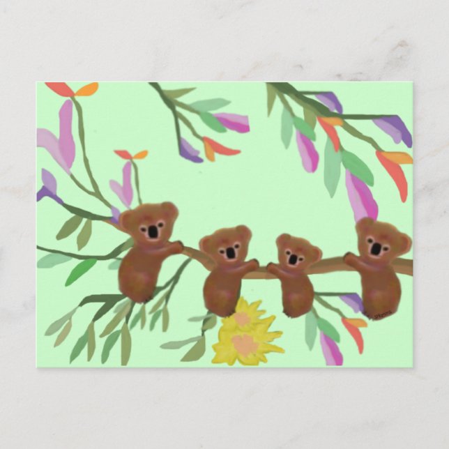 Postales divertidas de Koala Bear (Anverso)