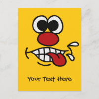Postales divertidas de personalizado facial