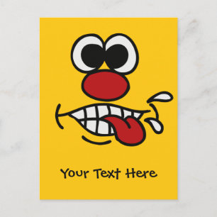 Postales divertidas de personalizado facial