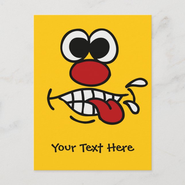Postales divertidas de personalizado facial (Anverso)