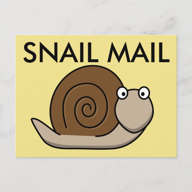 Postales divertidas de SNAIL MAIL (Anverso)