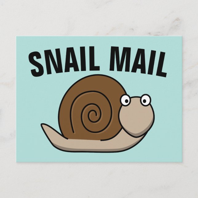 Postales divertidas de SNAIL MAIL (Anverso)