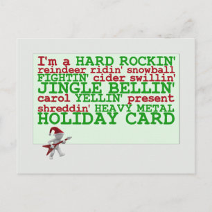Postales divertidas de vacaciones de Hard Rock Hol