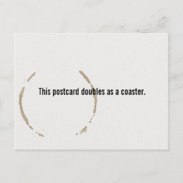 Postales divertidas para café, montaña rusa, manch
