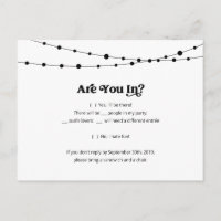 Postales divertidas y divertidas de Sushi RSVP - K