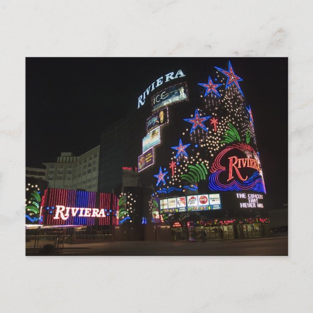 Postales dobles de imagen de Riviera Las Vegas (Anverso)