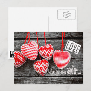 Postales El día de San Valentín de los corazones d