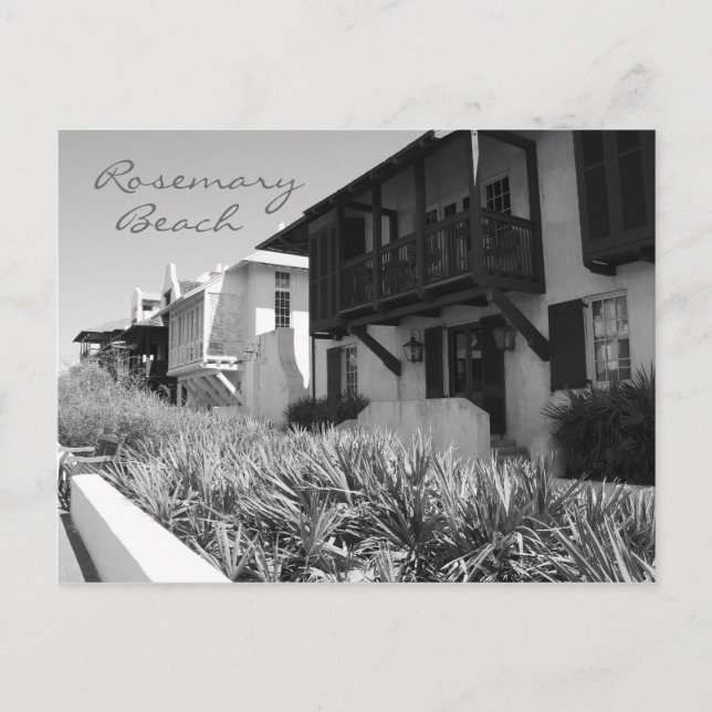 Postales en blanco y negro de Rosemary Beach (Anverso)