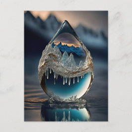 Postales en gota congeladas