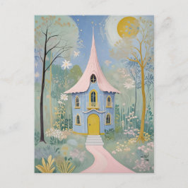 Postales encantadas para vacaciones en cabaña