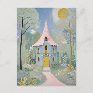 Postales encantadas para vacaciones en cabaña