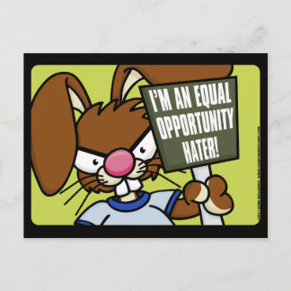 Postales enojadas de Bunny Hater