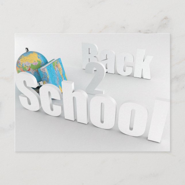 Postales escolares Back 2 (Anverso)