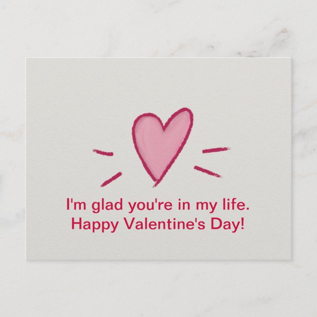 Postales felices del el día de San Valentín (Anverso)