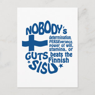 Postales finlandesas del SISU - personalizar!