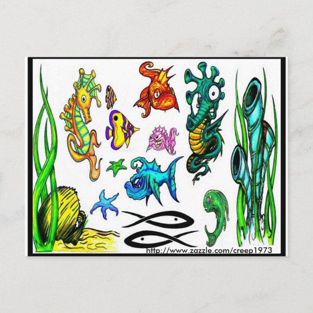 Postales Flash Tattoo (Anverso)