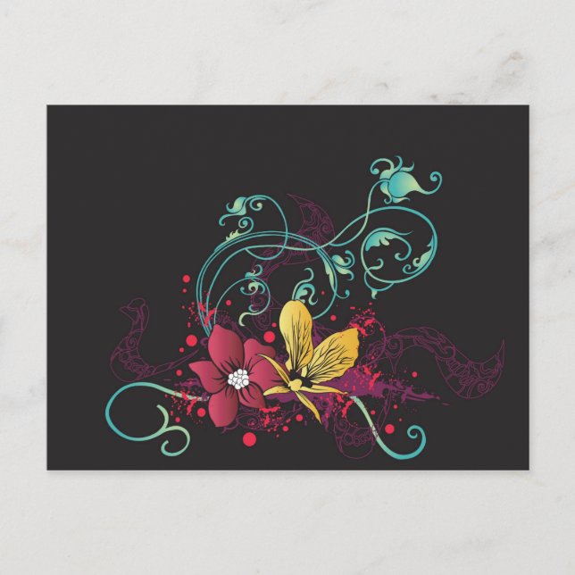 Postales florales (Anverso)