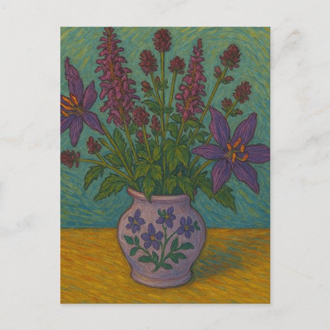 Postales florales (Anverso)