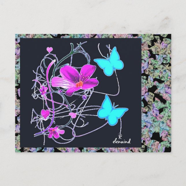 Postales florales (Anverso)