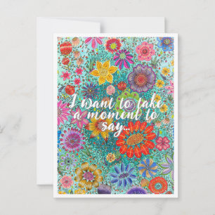 Postales florales impresas a partir de obras de ar