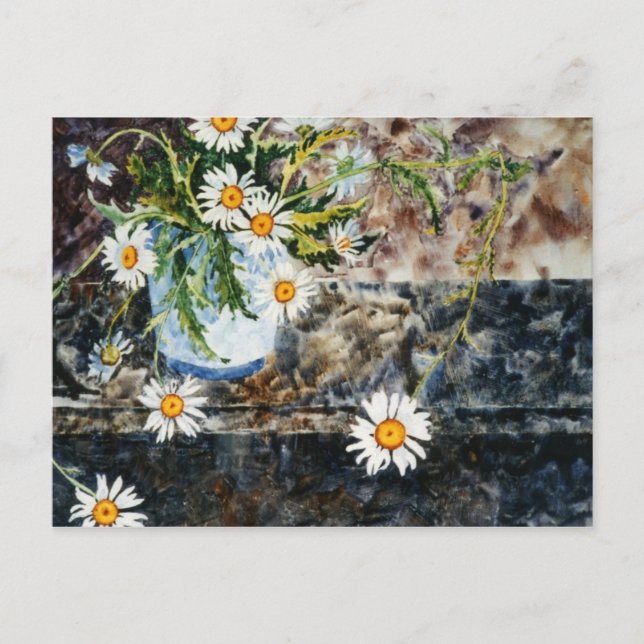 Postales florales "Marinas en una plataforma" (Anverso)