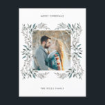 Postales florales modernas para vacaciones<br><div class="desc">Tarjeta de Navidades de vacaciones modernos</div>