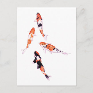Postales flotantes de Koi