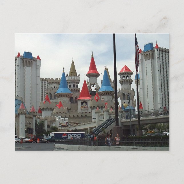 Postales fotográficas de Excalibur Las Vegas (Anverso)